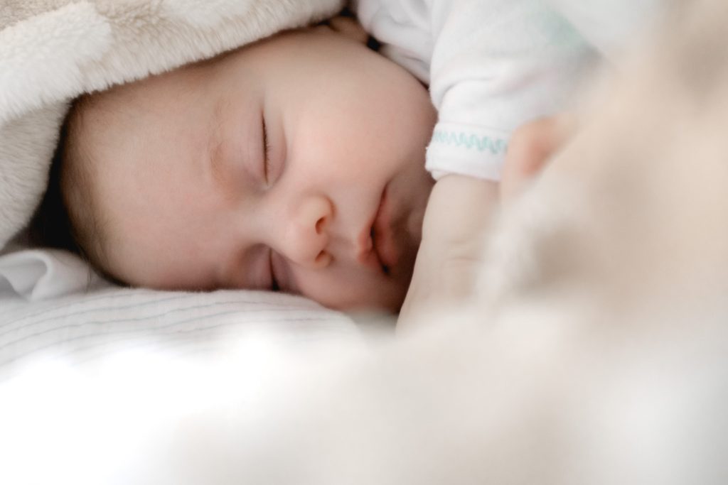 sleeping newborn baby - take care of a newborn baby